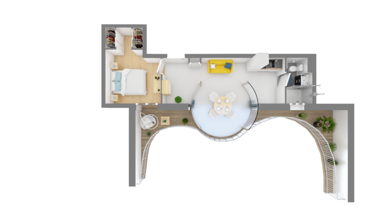 Villa STELLA plan intérieur