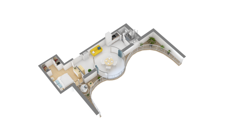 Villa STELLA plan intérieur