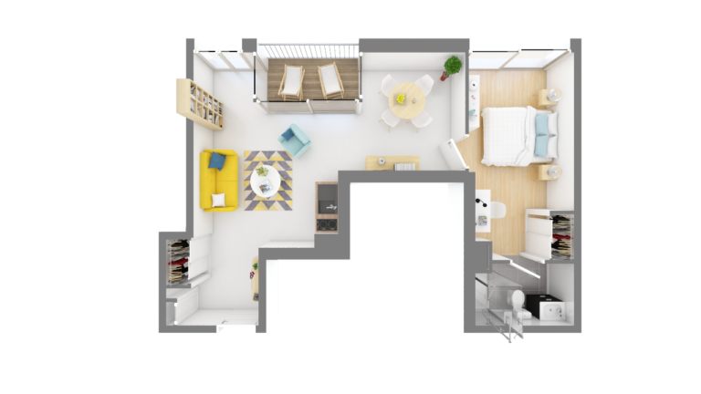 Villa STELLA plan intérieur