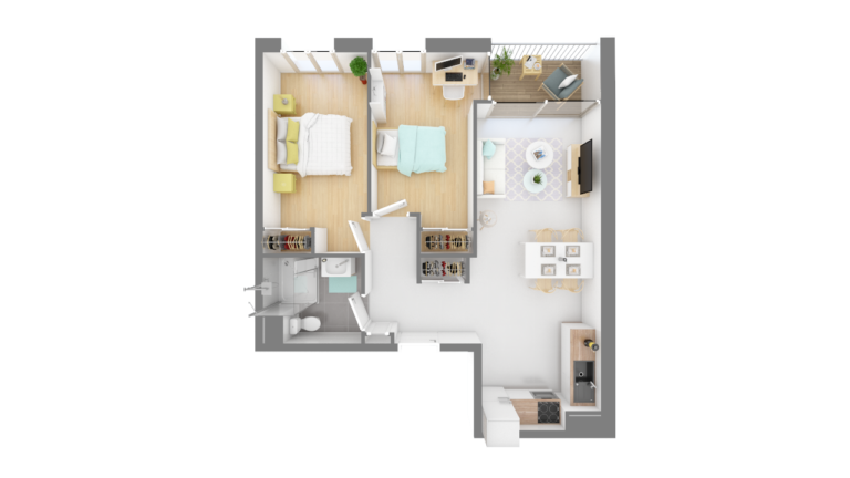 Villa STELLA plan intérieur